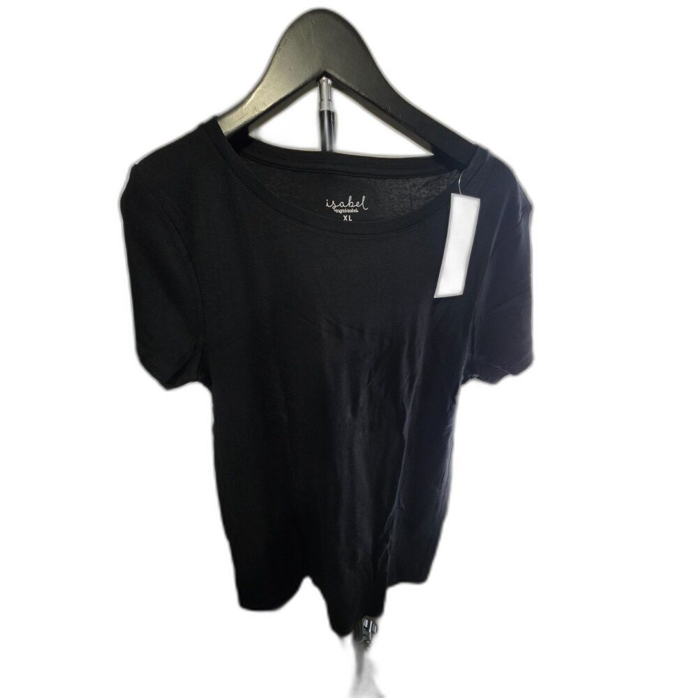 black rusched maternity shirt